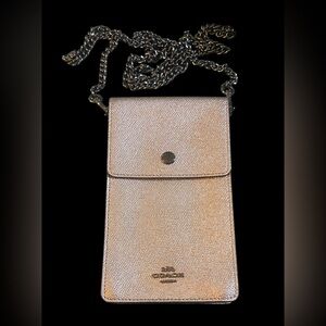 Coach Snap Phone Crossbody, In Rose Gold